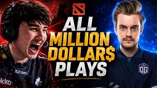 ALL MILLION DOLLARS plays of all The Internationals - Dota 2