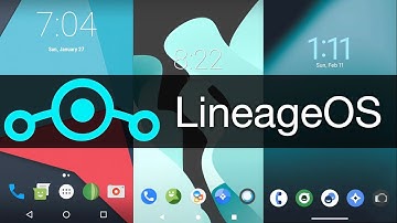 Android LineageOS UI Evolution (14.1 - 22)