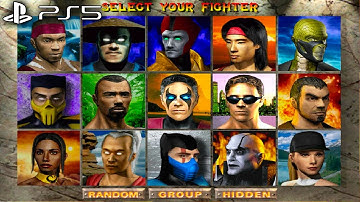 Mortal Kombat 4 Gameplay All Characters (Legacy Kollection)