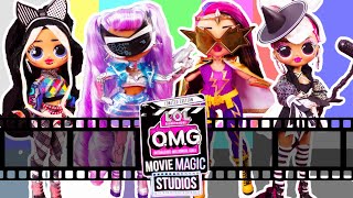 LOL OMG Movie Magic Studios Dolls 4 Dolls FULL UNBOXING!