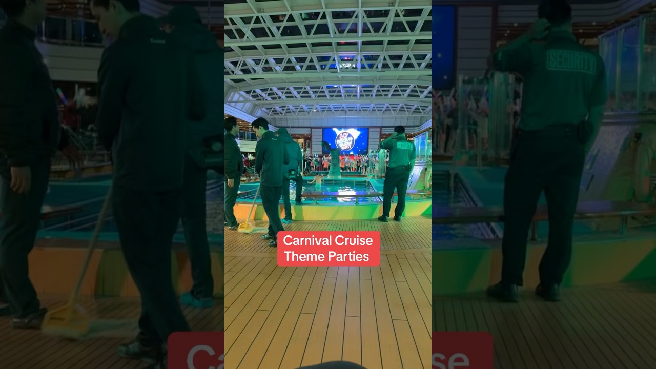 Theme parties aboard Carnival Cruise! 