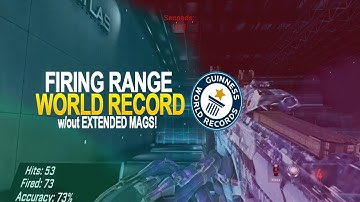 Advanced Warfare Firing Range #2: 11.8 seconds CONSOLE WORLD RECORD [BAL]!