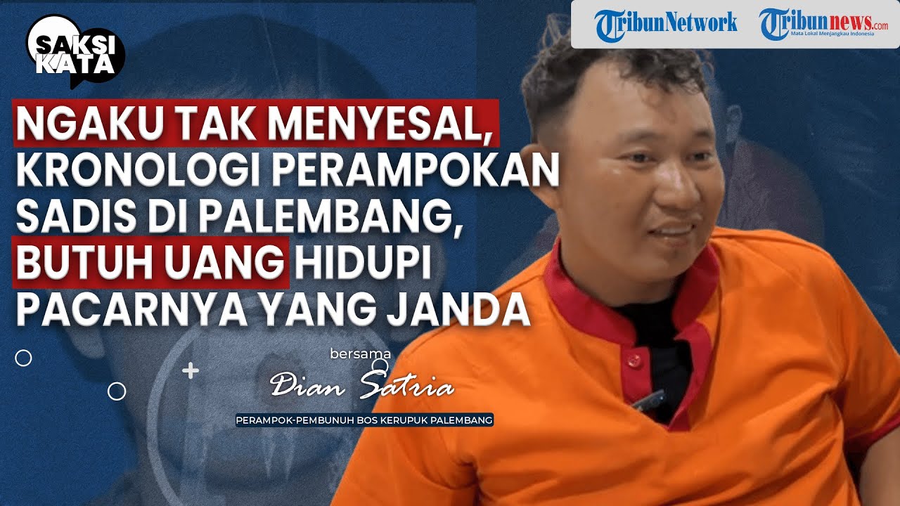 Seminggu Intai Korban, Motif Dian Satria Bunuh Bos Kerupuk di Palembang, Ngaku Tak Menyesal