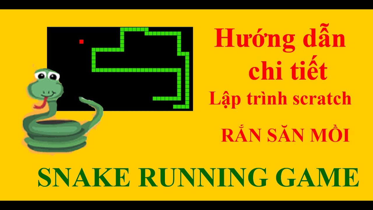 [scratch game] snake running | rắn săn mồi - YouTube