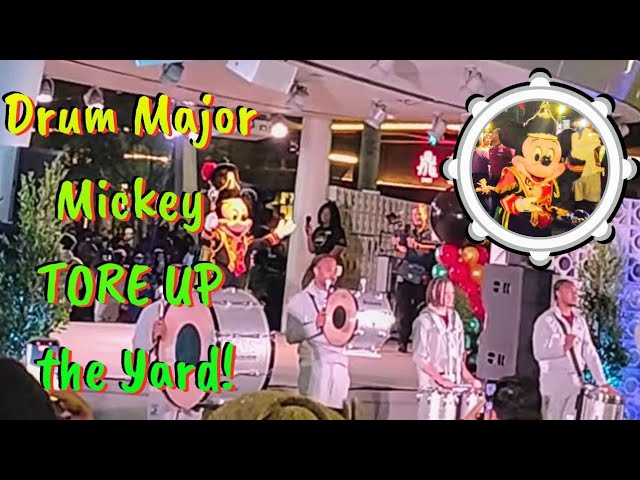 Drum Major Mickey and TSU Marching Band - Disney On The Yard