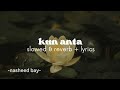 kun anta -vocals only- (slowed & reverb) | *english lyrics & translation* | - humood #nasheed