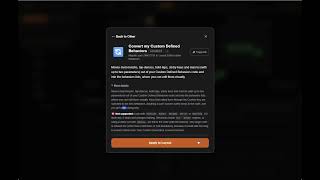 GLIDE: Custom Defined Behaviors to Native