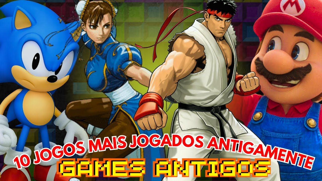 Os 10 JOGOS mais jogados antigamente - YouTube