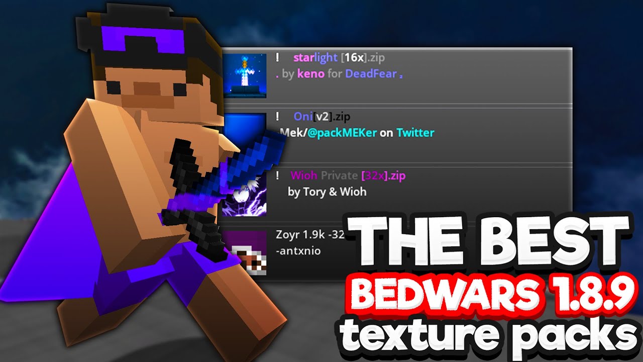 The cleanest bedwars texture packs for 1.8.9 