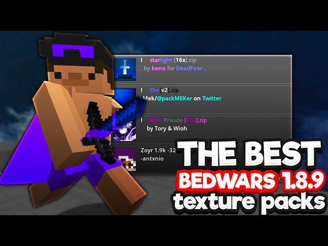 Using My OWN Texture Pack in Hypixel Bedwars.. (Best FPS BOOST