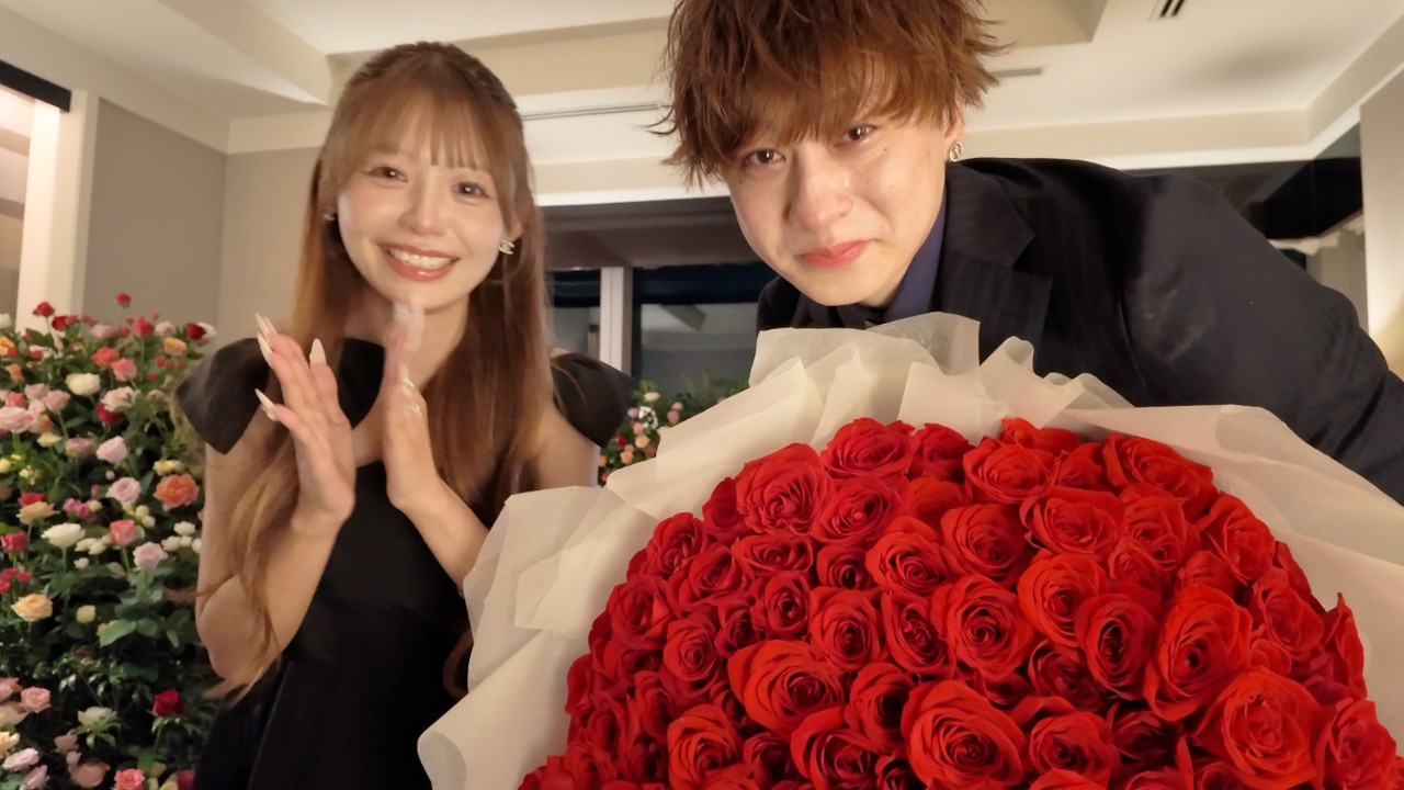 婚約】世界一大好きな彼女にプロポーズした直後が幸せで溢れてました