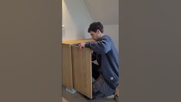 In movies, custom cabinet installs look easy, but in reality,90% happens in workshop #houdbaarhout