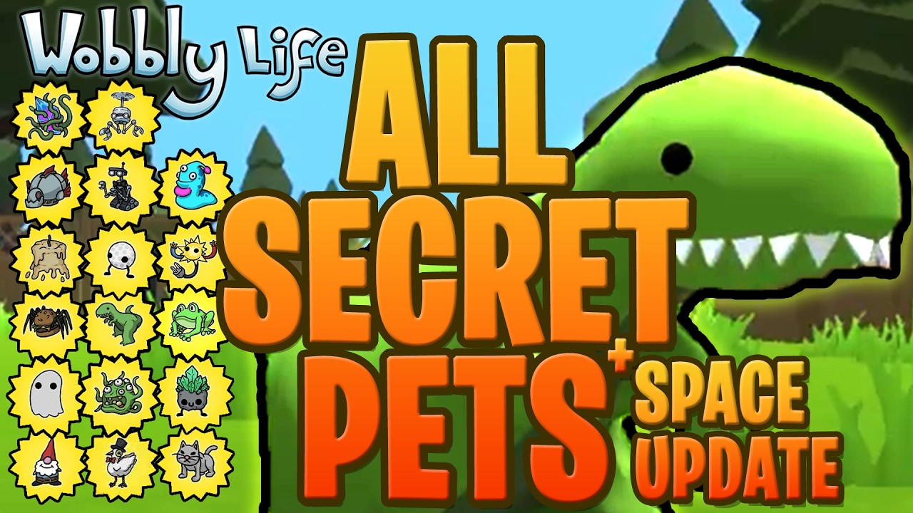 UNLOCK ALL CLASSIC + SPACE PETS + OUTFITS in Wobbly Life 2025