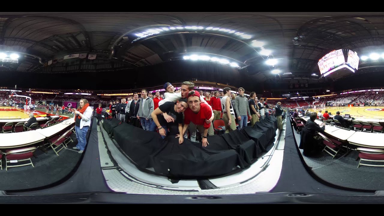 360 video: State girls' hoops action from courtside