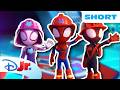 Team Spidey Uses their Rescue-Webs Vehicles! 🕷️🚗 | Meet Spidey and his Amazing Friends | @disneyjr