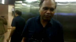 Editor Dinesh Kamath Followed By Photo-Journalist From Outside Newsband Office