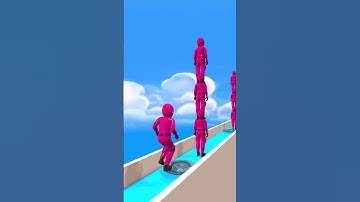 TOWER RUN CHALLENGE with Red Squid play Game #funny #shorts