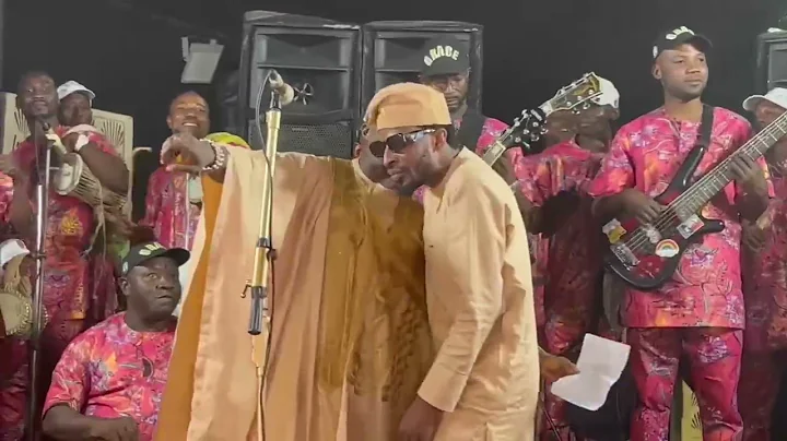 SULE ALAO MALAIKA AND 9ICE ADIGUN JAMS ON STAGE AT SIKIRATU SINDODO’S GRANDMOM BURIAL