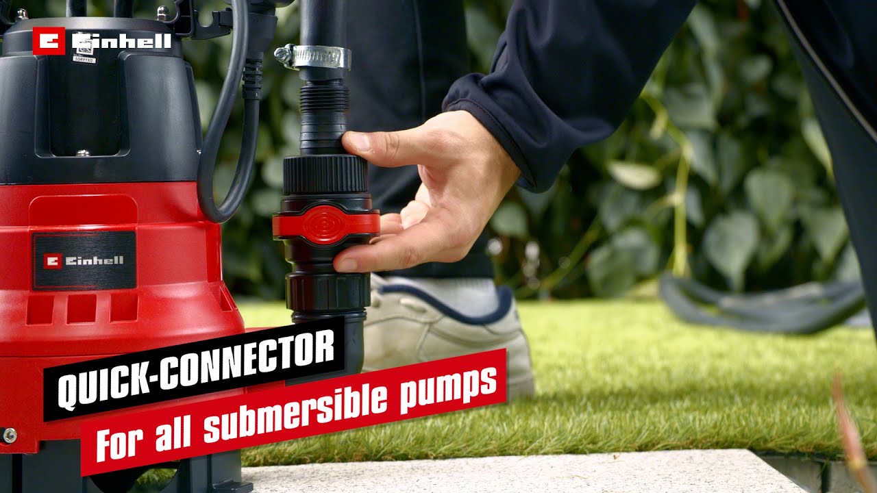 Connettore Rapido Einhell Per Pompe Acqua - Quick Connector Per Pompe Sommerse Acqua Chiara E Sporca - Foto 11