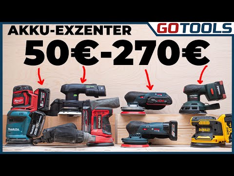 Großer Akku-Exzenterschleifer Vergleich