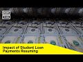 The Impact of Student Loan Payments Resuming This Month