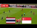 [LIVE] THAILAND vs SINGAPORE - International Friendly Match 2025 Full Match - Video Game Simulation
