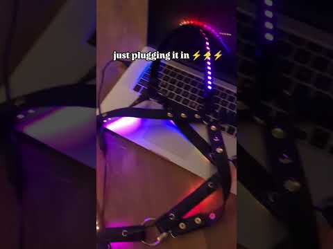 Neon Cowboys Light-Up LED Harness Glow Test