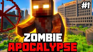 Surviving A 100 Days In A Zombie Apocalypse In Minecraft - Episode 1