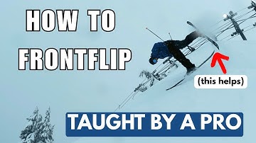 This is How to do Perfect Frontflips on Skis