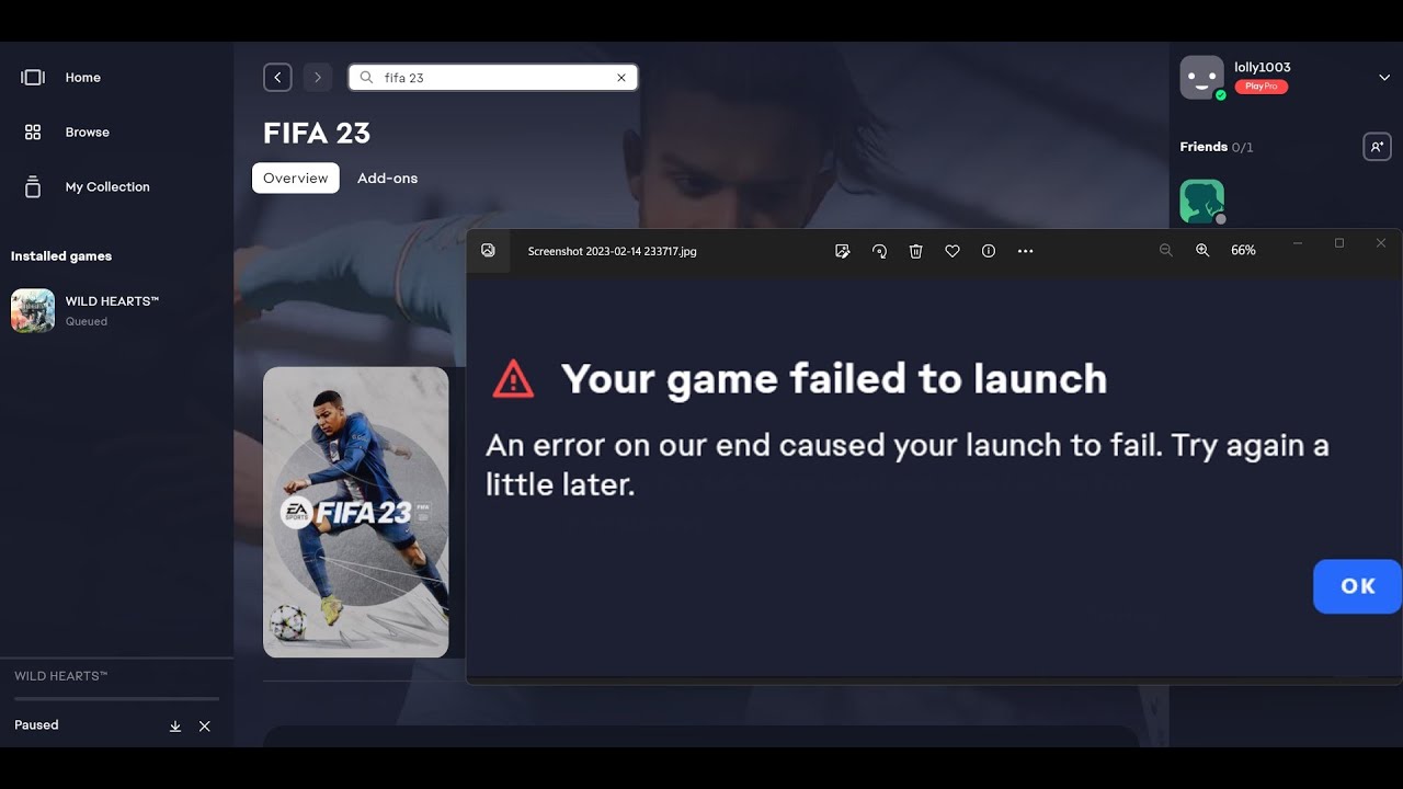 Solved: Fifa 23 won't launch on EA Play app - Page 7 - Answer HQ