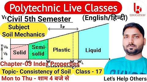 Soil Mechanics | Chapter 3 Index Properties | Class 17 | Civil 5th Semester by Brijesh Sir
