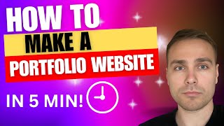 How to Make a Portfolio Website - in Just 5 Minutes Using Hostinger (No Code!)