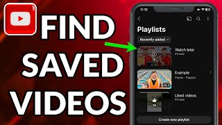 How To Find Saved Videos On YouTube  - Full Guide 2023