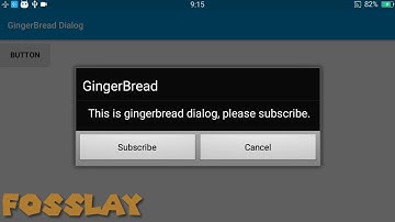 GingerBread AlertDialog Theme in Sketchware - FossLay