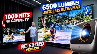 JMGO IRIS Ultra Max vs 4K TV – Which Projector Screen Is Best for It?
