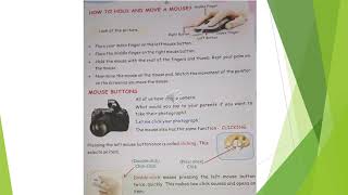 Class - 1, Subject - Computer, Lesson - 4 ( Computer Mouse )