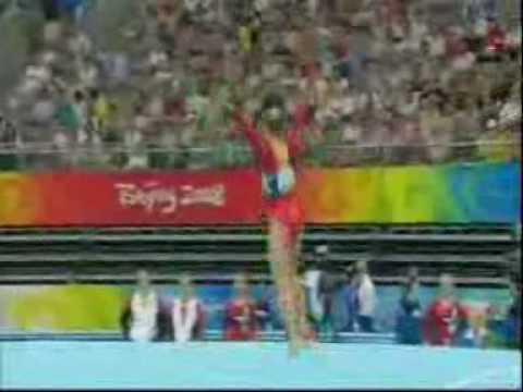 Shawn Johnson (USA) - 2008 Olympics Prelims - Floor