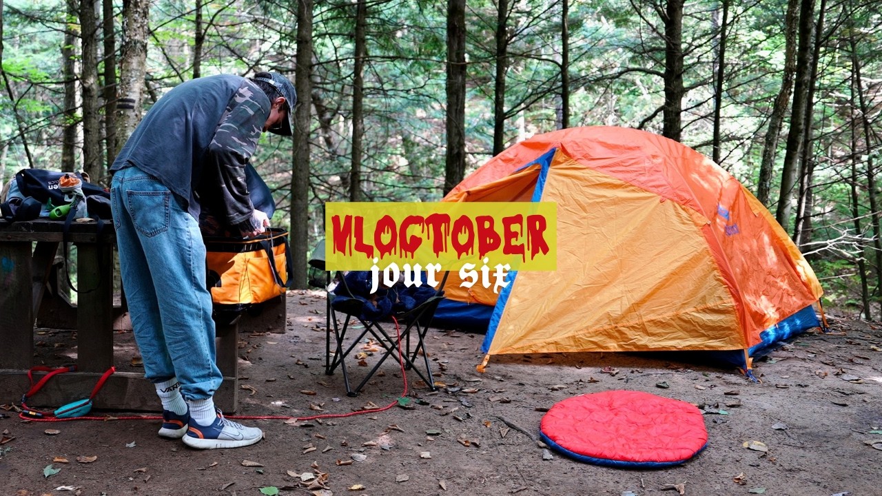 J'ai fait du camping d'automne pour la première fois! 🍂🏕️ VLOGTOBER #6