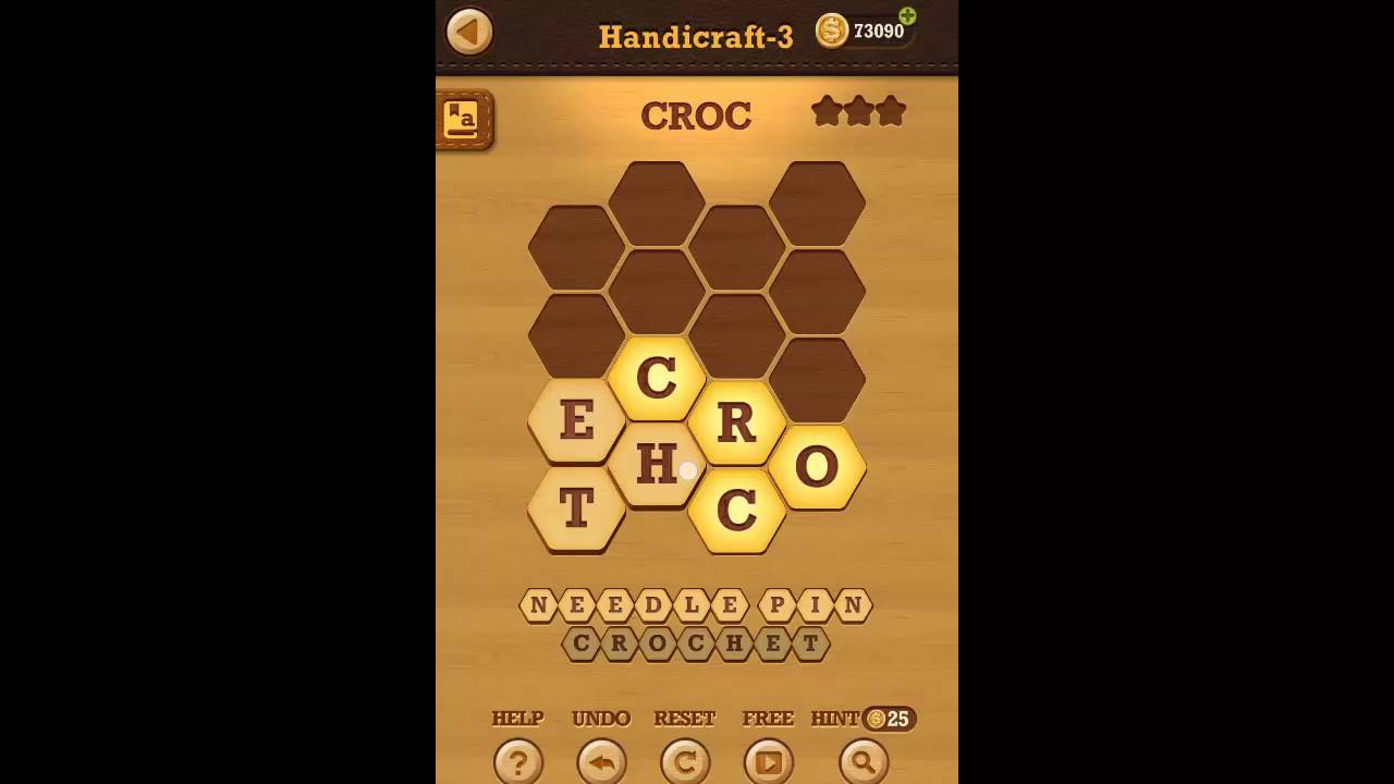 Words Crush Hidden Themes Handicraft Pack Level 3 Walkthrough YouTube