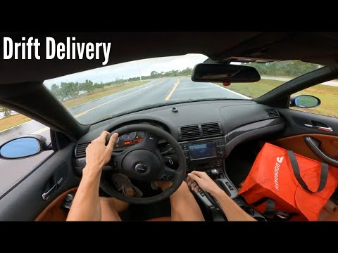 Door Dash And Uber Eats In My 600HP M3 DRIFT Car POV