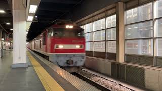 4060レ　EF510-12牽引コンテナ貨物列車　金沢を通過！