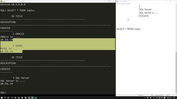 Oracle - 9.1.행 읽기 - Select 문의 기본 형식