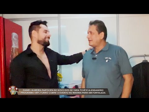 Daniel Almeida é entrevistado pelo 100% Forró nos bastidores do DVD da Seu Desejo em Fortaleza