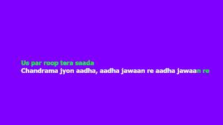 Gori Tera Gaon Bada Pyara Karaoke chords