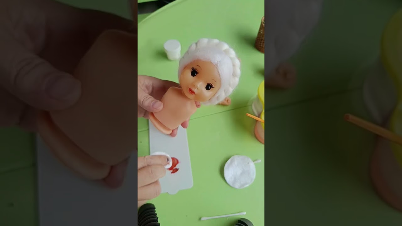 💃Чайница. Ворошиловградская ф-ка игрушек. 🎨Раскрашиваем лицо.✂Крепим ручки