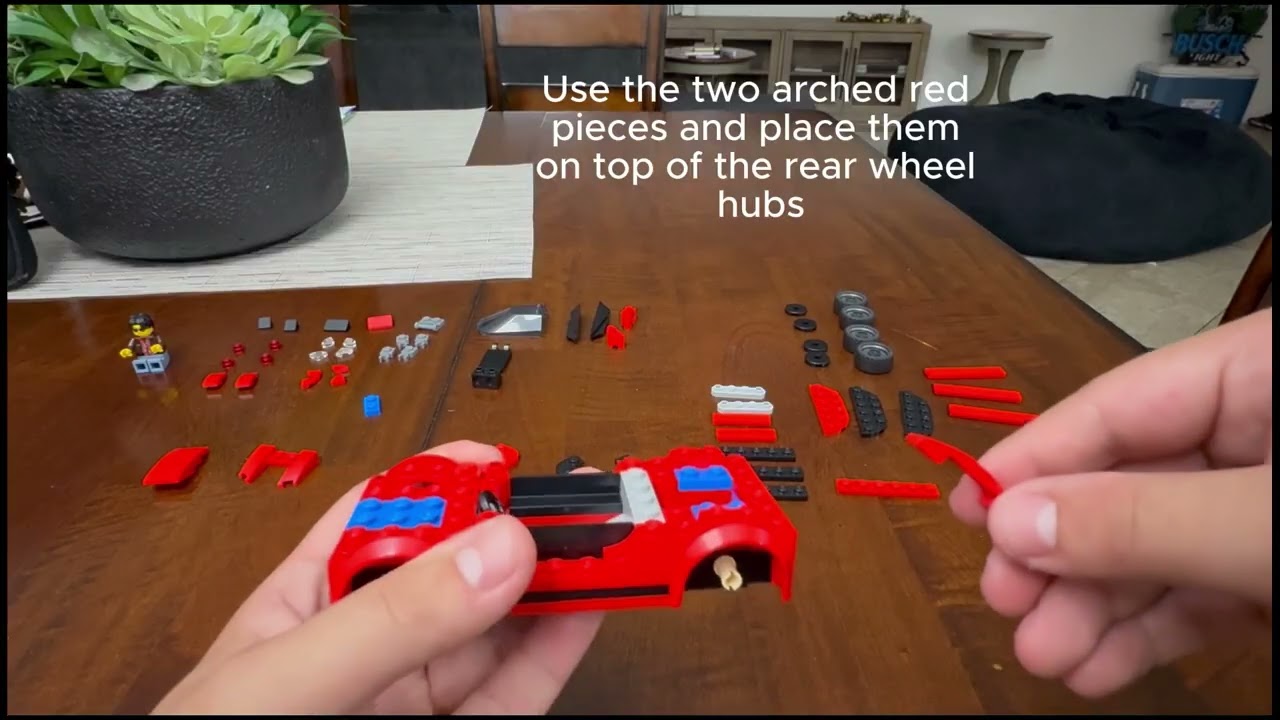 LEGO City Red Muscle Car Build