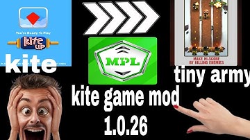 👍MPL KITE GAME MOD & tiny army hack trik...by technical hacker..💪💪