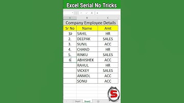 Excel formula hacks | #shorts #excel #trendingshorts #computer #educationalvideo