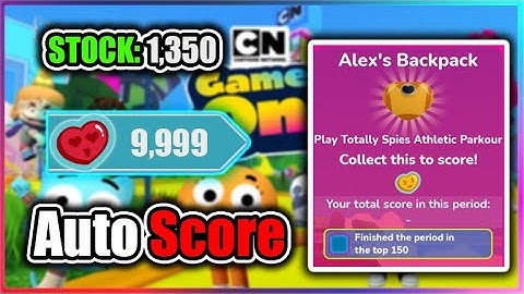 [UGC 2] Cartoon Network Game On Script - Auto Farm Score Totally Spies