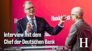 „Müssen der Bevölkerung die Wahrheit sagen“ – Christian Sewing im Interview mit Sebastian Matthes